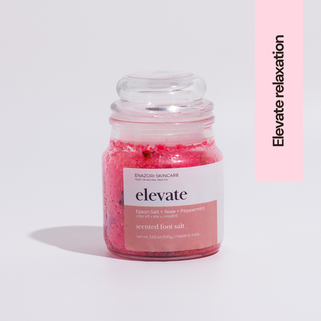 ELEVATE : Foot Salt with Aromatic Rose ๐น
