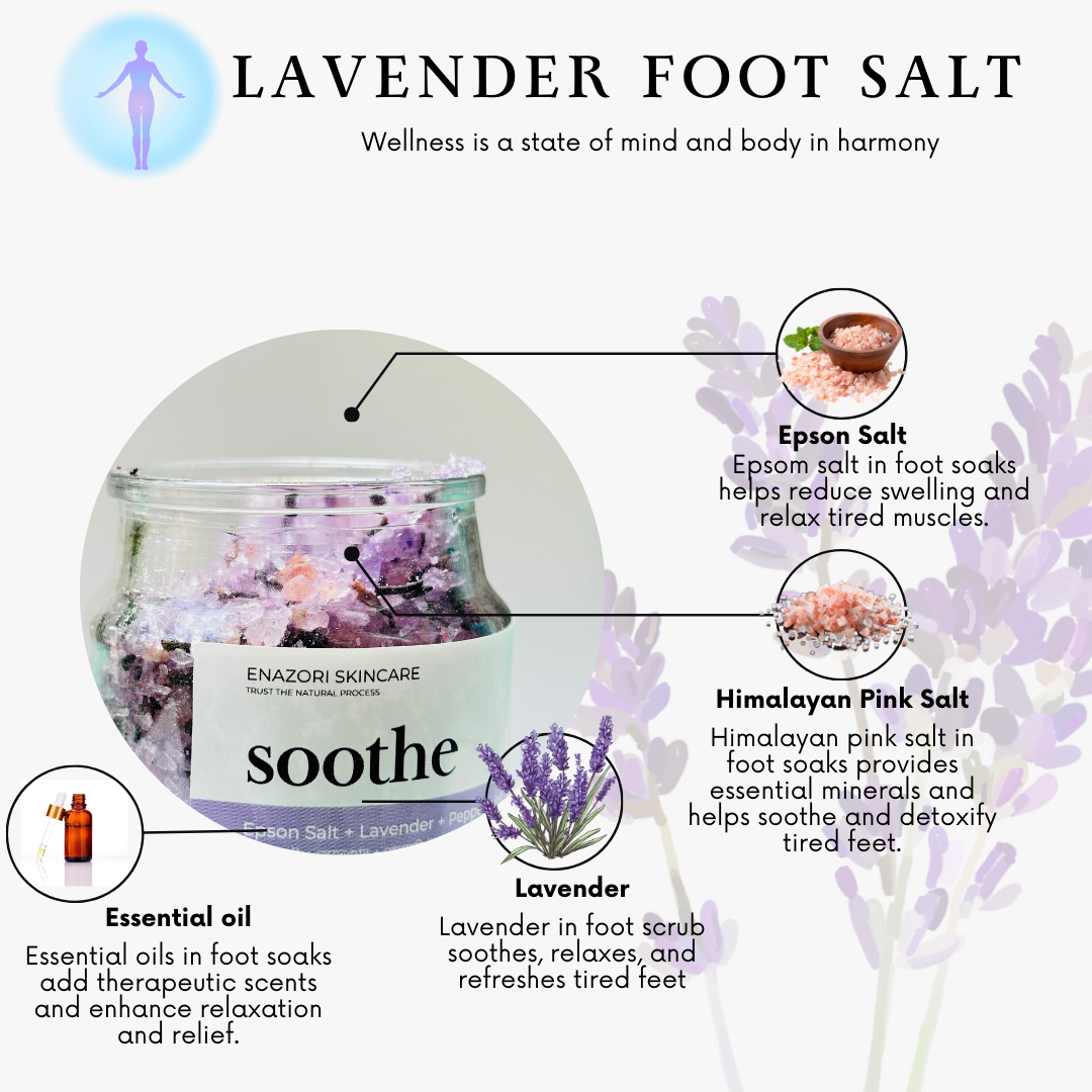 SOOTHE : Foot Salt with calming lavender🌿