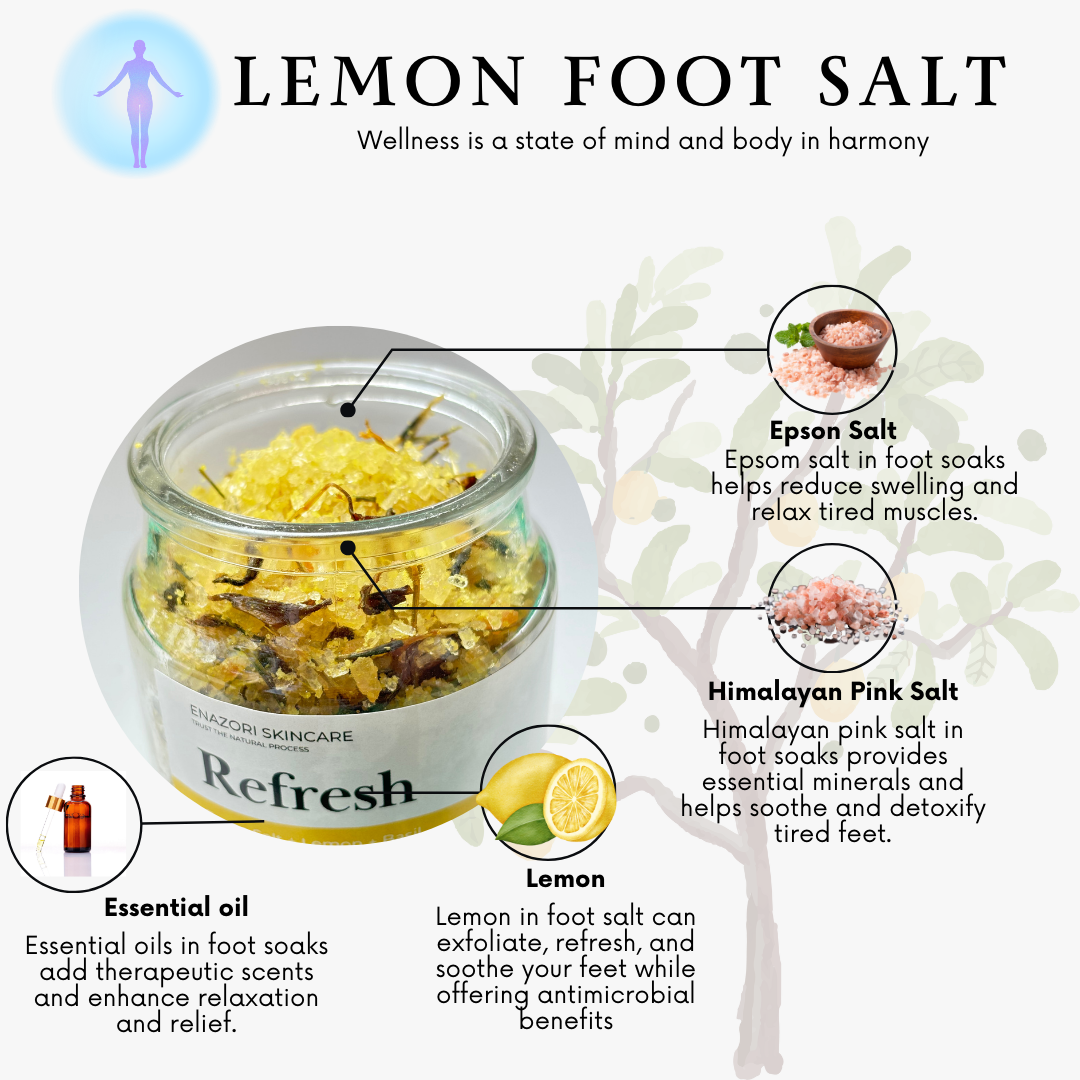 REFRESH :  Foot Salt with goodness of lemon🍋