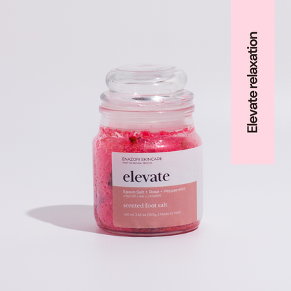 ELEVATE  : Foot Salt with Aromatic Rose 🌹